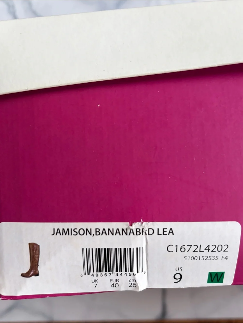 Naturalizer N5 Comfort Jamison Women's Brown Leather Knee High Riding Boots 9W